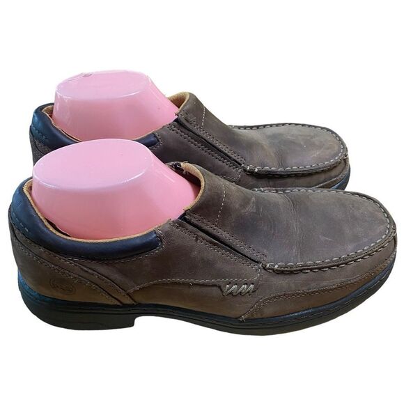 Timberland Pro Men’s Sz 9-Brown Branston ESD Alloy Safety Toe Shoes 91694 - Picture 3 of 9